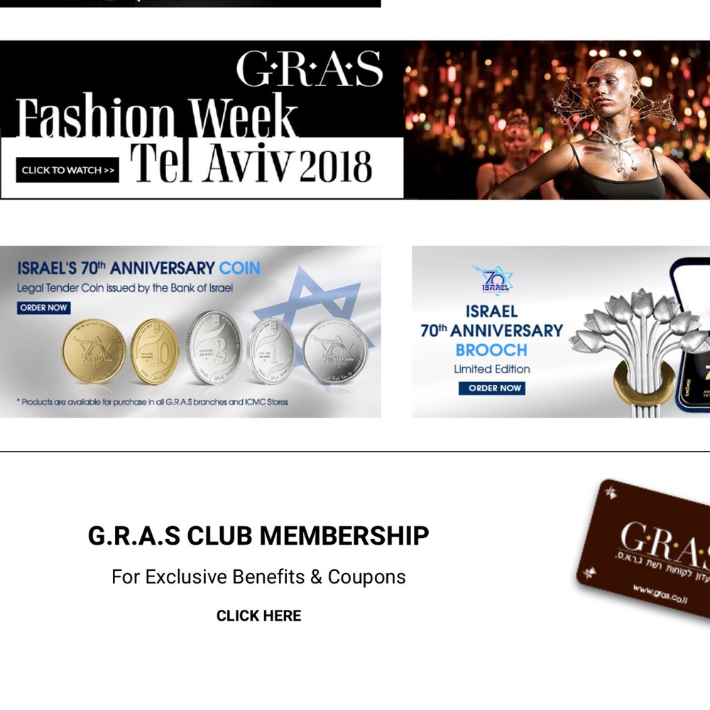 GRAS Israeli boutique silver jewelry in my closet